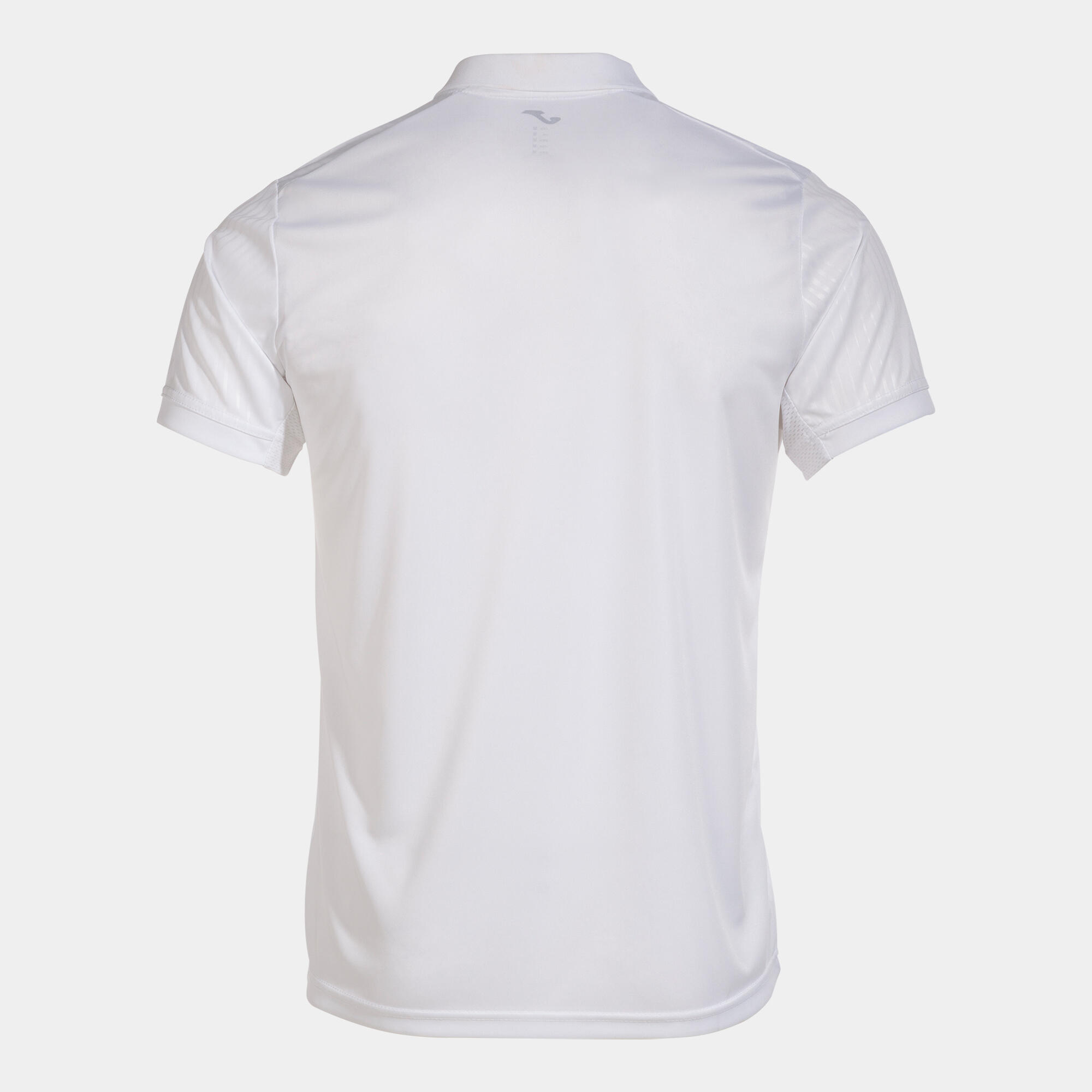 Polo Manga Corta Pádel Hombre Joma Montreal Blanco 2/5