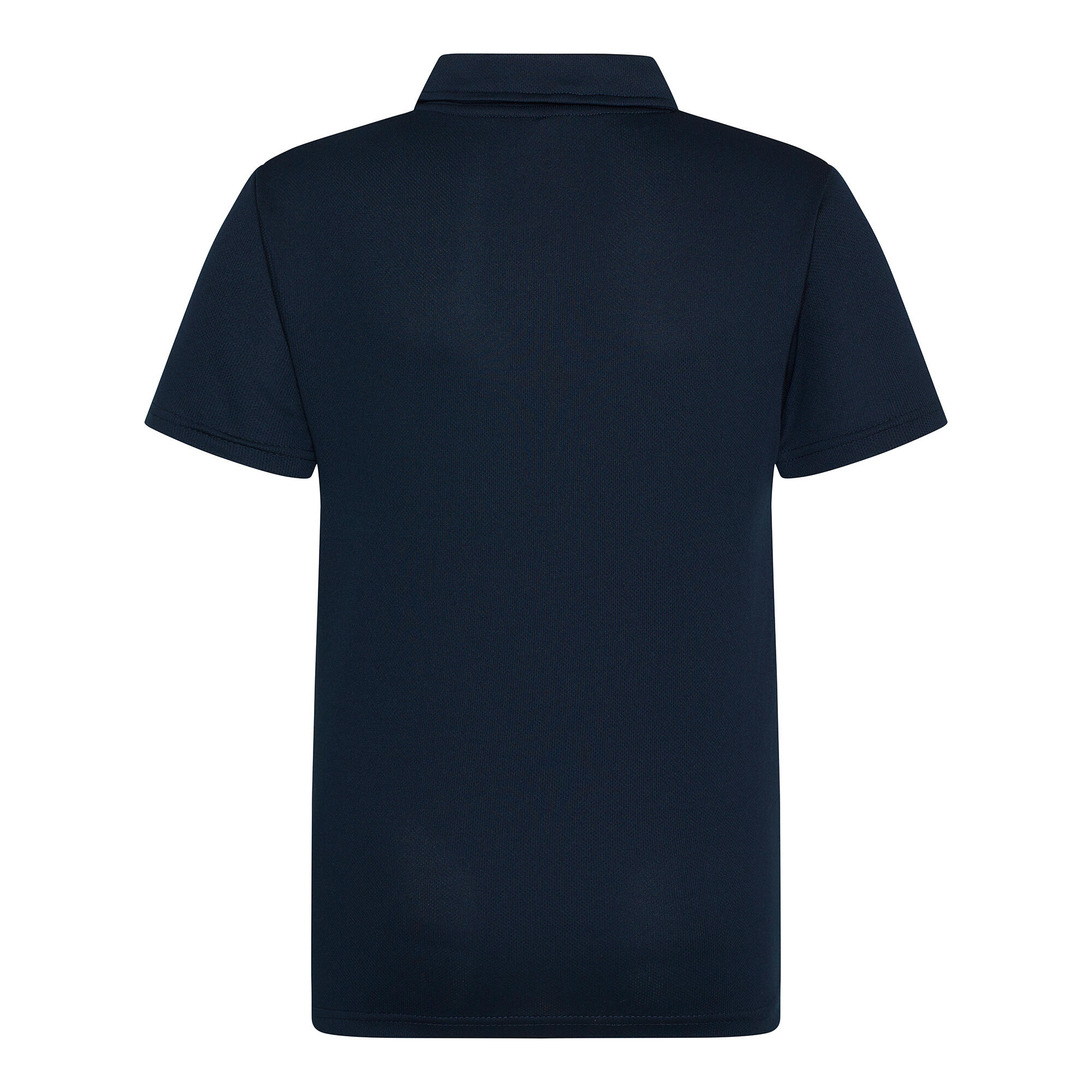 Kids Unisex Sports Polo Plain Shirt (Pack of 2) (French Navy) 2/2