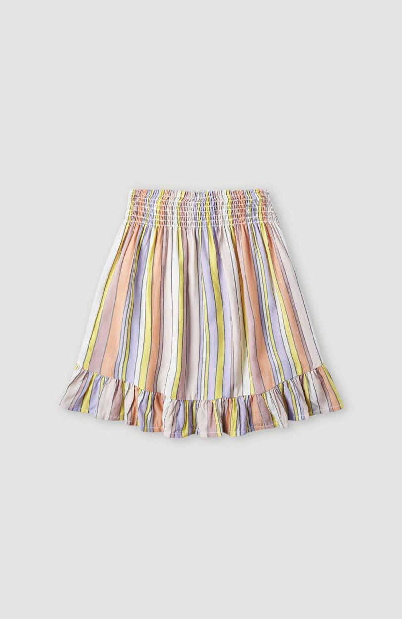 O'NEILL O'neill Rokken LILIA SMOCKED SKIRT GIRLS' Multi Stripe 2/4