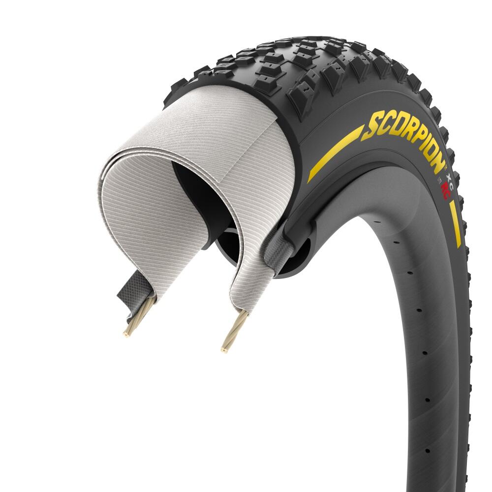PIRELLI MTB Fietsband 29 x 2.2 ETRTO 55-622 op VELG 25c Scorpion XC RC LITE 3/5