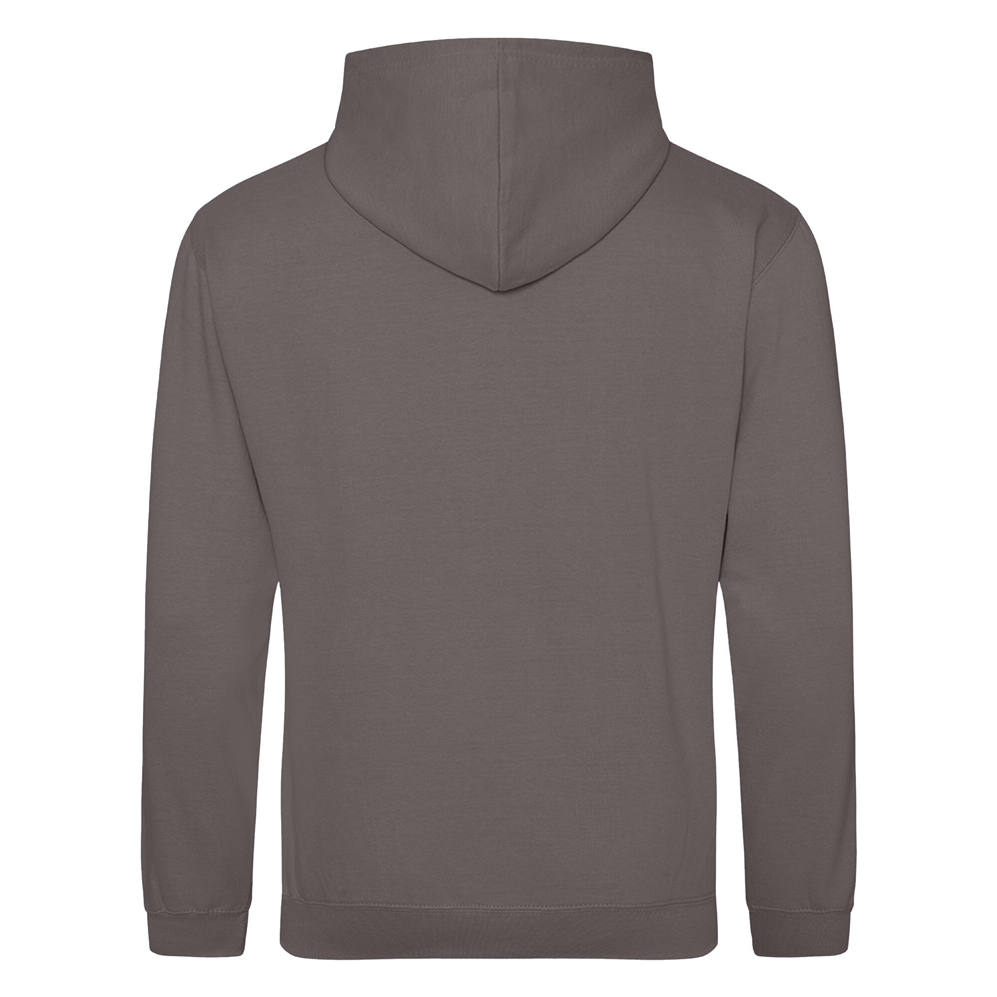 Unisex Kapuzenpullover College Damen und Herren Stahlgrau 2/2