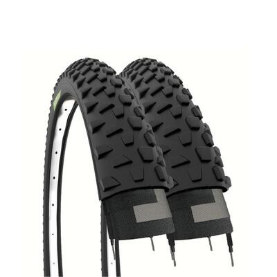 2 copertoni mtb 26x2.10 (54-559) pneumatici bici adulto 26 x 2.10 neri mtb EV