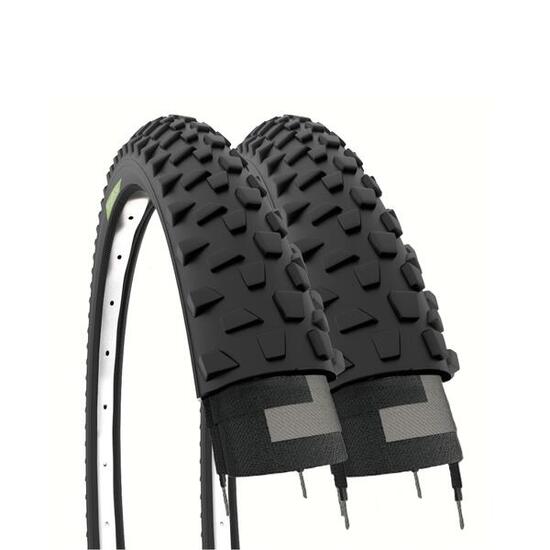 2 copertoni mtb 26x2.10 (54-559) pneumatici bici adulto 26 x 2.10 neri mtb EV