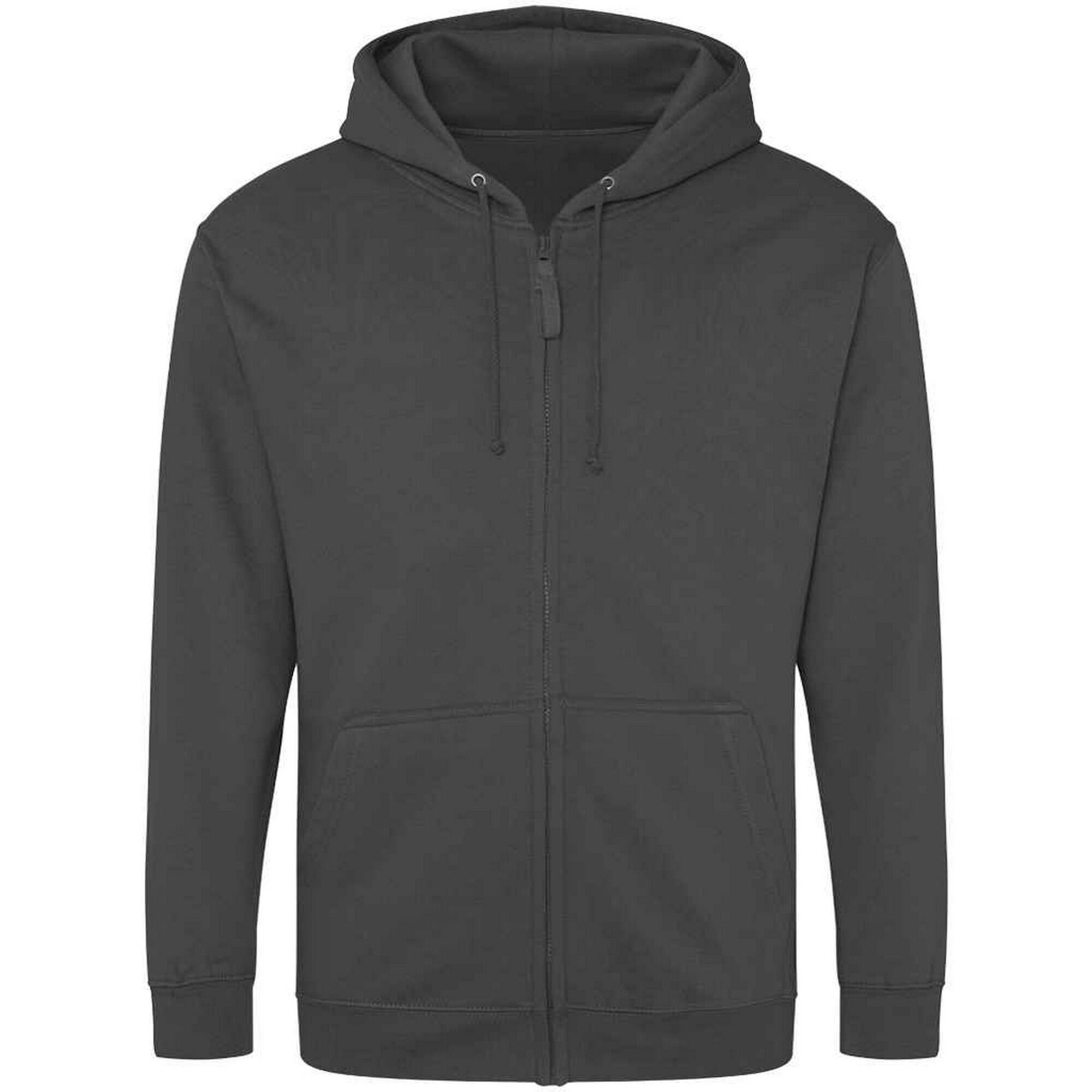 Mens Full Zip Hoodie (Steel Grey) AWDIS | Decathlon