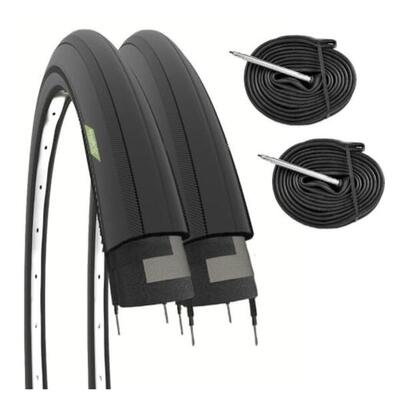 2 copertoni 700x25C (25-622) +camere. pneumatici bici corsa 700 x 25C fixed EV
