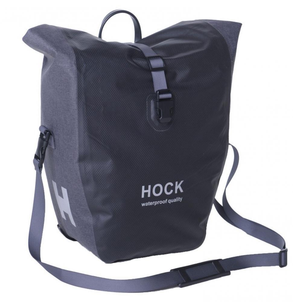 Hock Fahrrad-Gepäcktasche Rain-Pack schwarz/grau 2/2