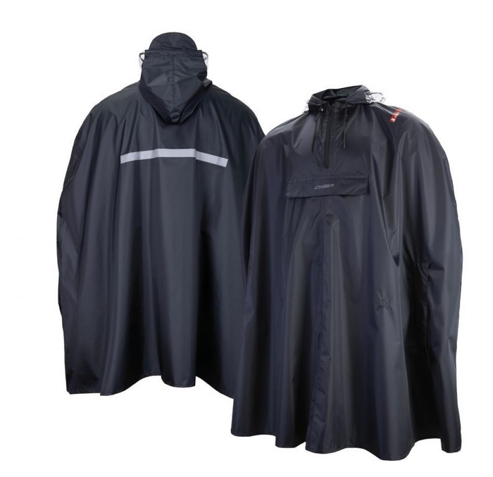 Chiba Regenponcho schwarz Gr XS/S 2/2