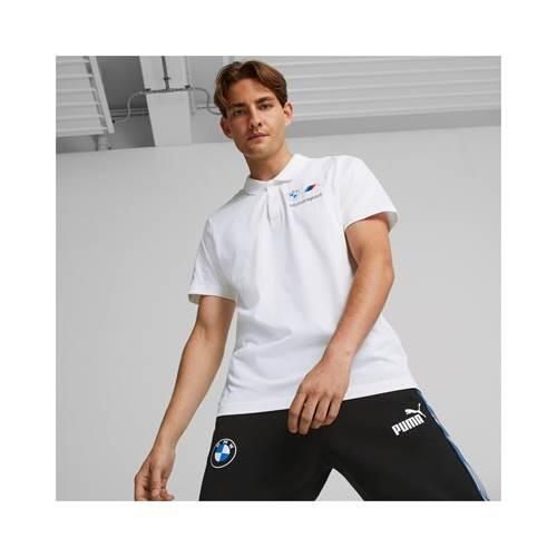 Polo Motorsport Essentials Diseño BMW para Hombre Blanco 3/4