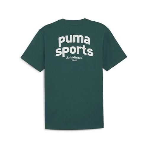 T-shirt universel hommes Puma Team Graphic Tee 2/2
