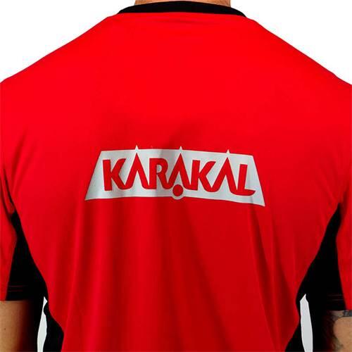 Camisetes universais para homens / masculino Karakal Pro Tour Tee 4/5