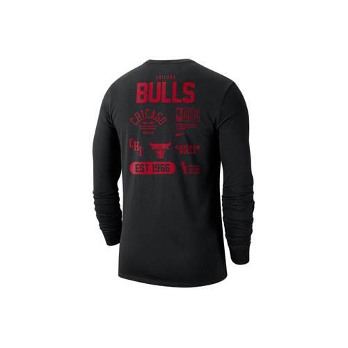 T-shirt universel hommes Nike Nba Chicago Bulls Courtside 2/2