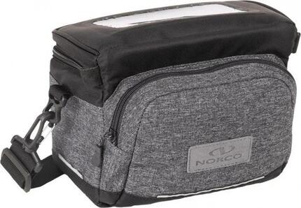Norco Lenkertasche Ashby mit KLICKfix Lenkeradapter Universal und Platte Volu...