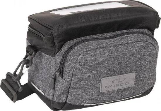 Norco Lenkertasche Ashby mit KLICKfix Lenkeradapter Universal und Platte Volu...