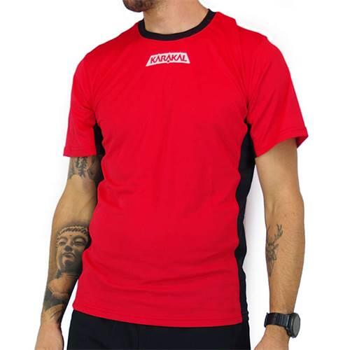 Karakal - T-shirt Universel Hommes Karakal Pro Tour Tee - T-shirt Manches Courtes - Rouge - 52 2xl - Decathlon