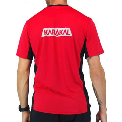Camisetes universais para homens / masculino Karakal Pro Tour Tee 2/5