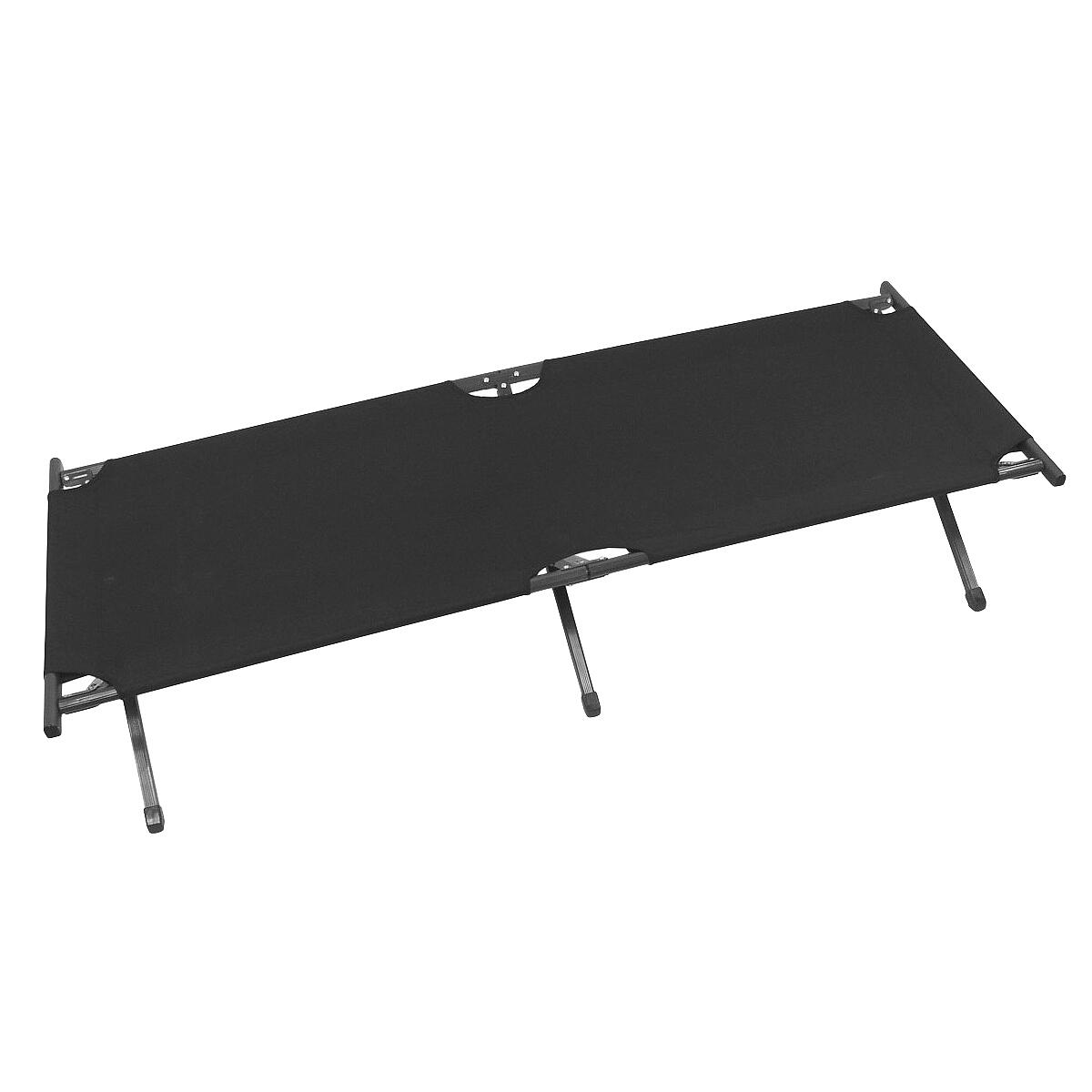 MFH MFH US Aluminium Field Cot Black