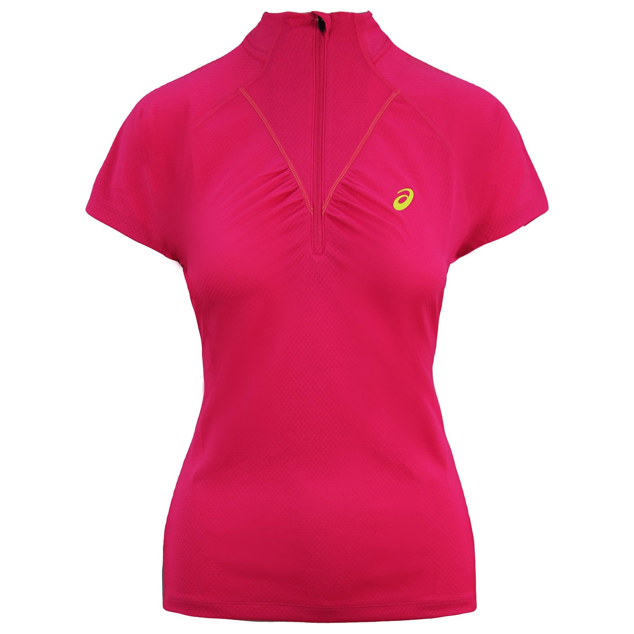 ASICS Asics Motion Dry Fuji Womens Pink Running Top
