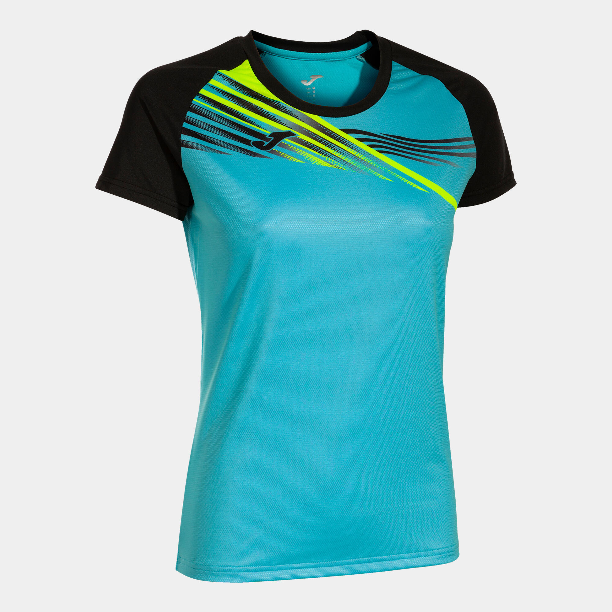 Koszulka Sportowa Joma Elite X dla Kobiet - Fluorescencyjny Turkus - XL