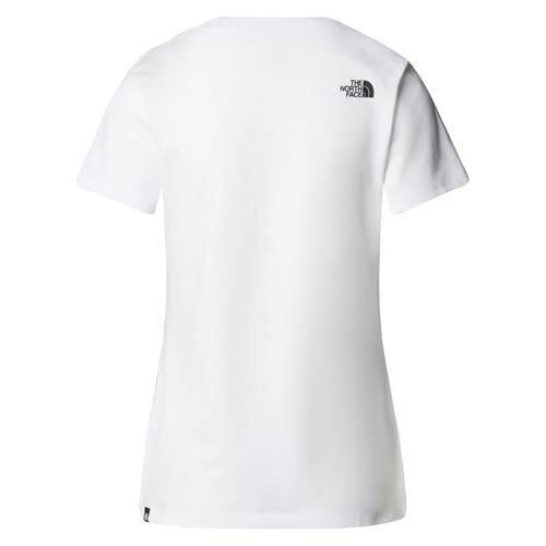 Camiseta Blanca The North Face Easy White Versátil de Corte Regular 2/5