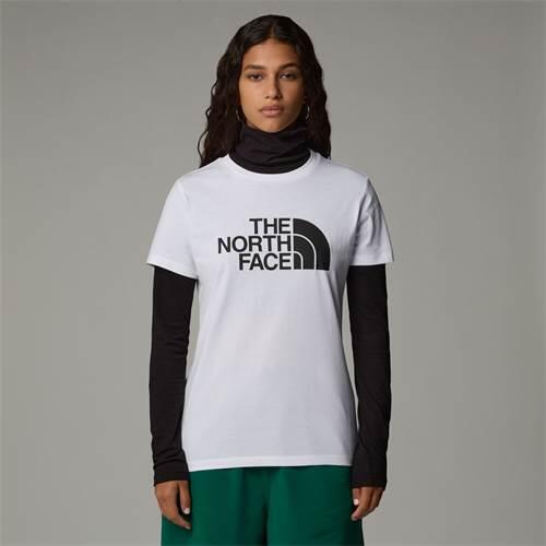 Camiseta Blanca The North Face Easy White Versátil de Corte Regular 3/5