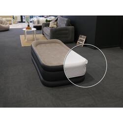 Pack matelas gonflable Deluxe Pillow Rest Raised 1 place + Drap housse