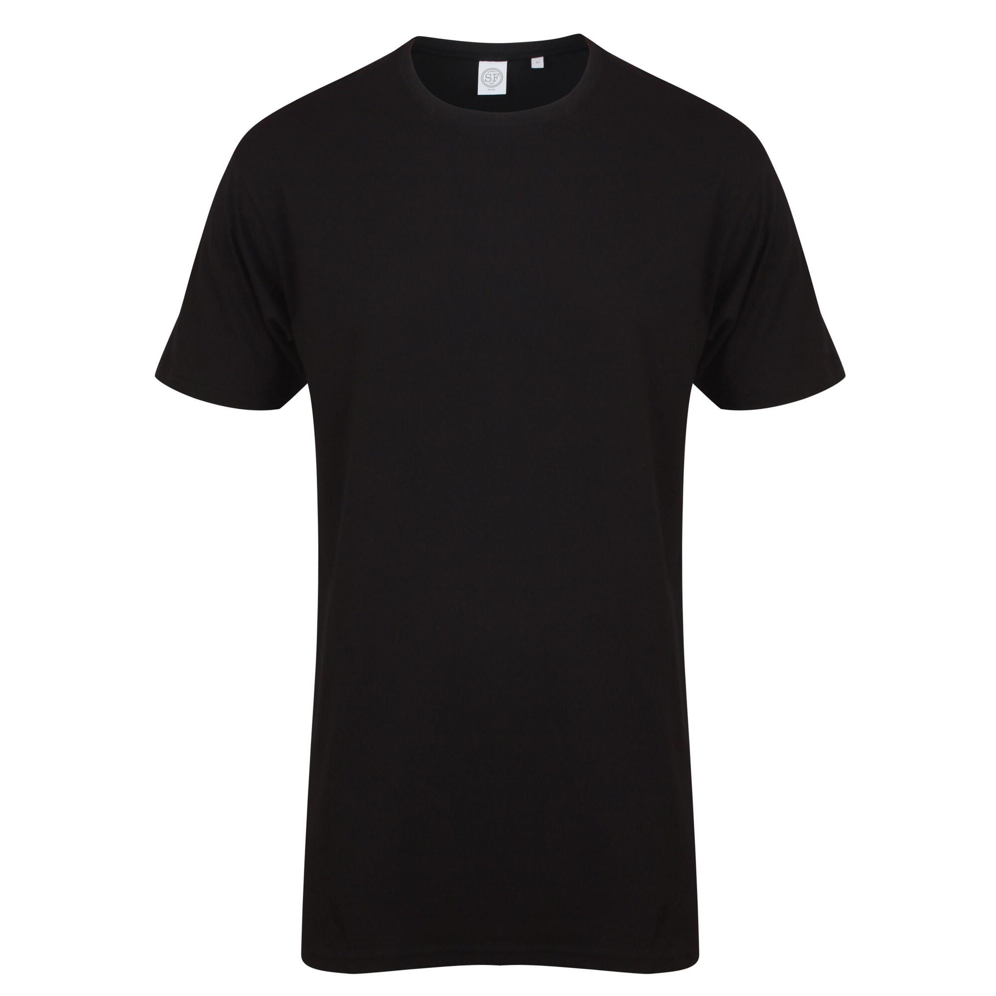 Skinnifit Tshirt À Manches Courtes Homme (Noir) 2/3