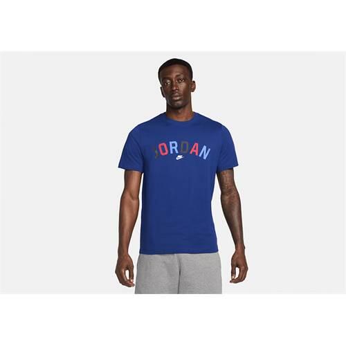 Nike - T-shirt Universel Hommes Nike Air Jordan Sport Dna Wordmark - T-shirt Manches Courtes - Bleu - 48 Xl - Decathlon