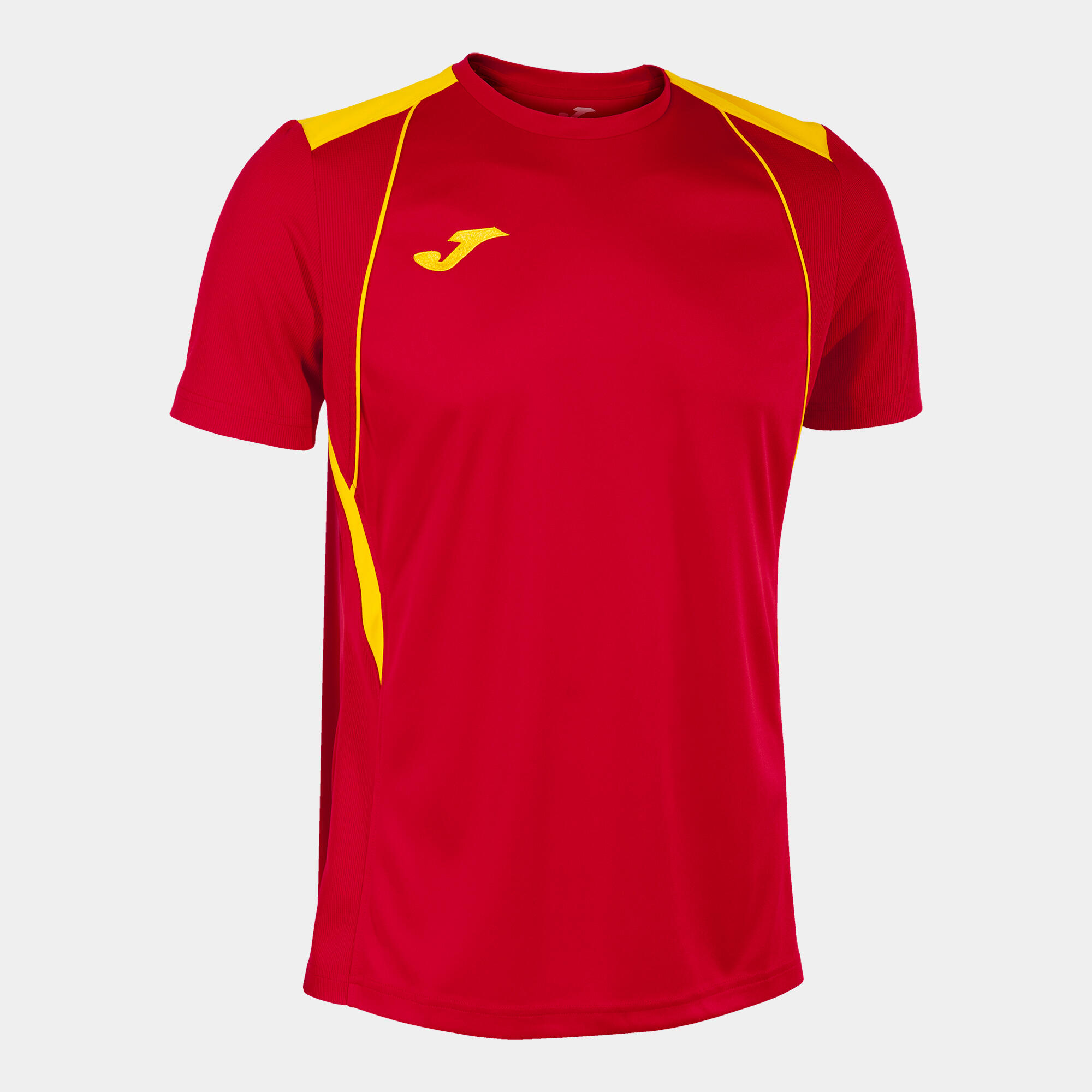 Joma - Maillot Manches Courtes Football Homme Joma Championship Vii Rouge - T-shirt Manches Courtes - Jaune|rouge - 56 3xl - Decathlon
