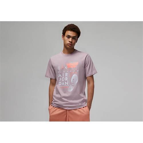 Nike - T-shirt Universel Hommes Nike Air Jordan - T-shirt Manches Courtes - Violet - 40 M - Decathlon