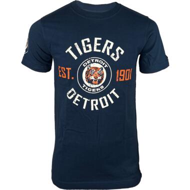 Majestic Cooperstown Tee Navy L Detroit Tigers 1/1