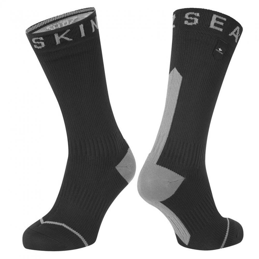 SealSkinz sokken Briston zwart/grijs maat XL 2/2
