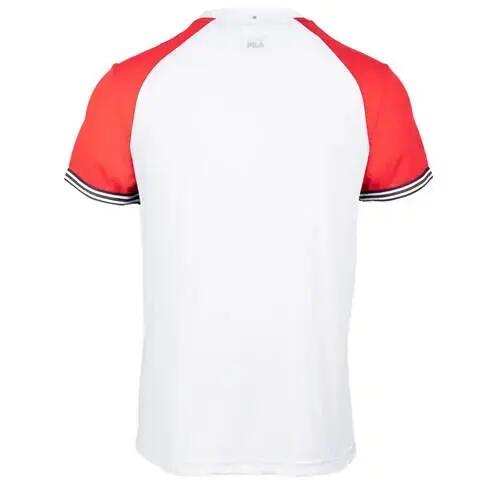 T-SHIRT ALFIE WHITE/RED MAN 2/2