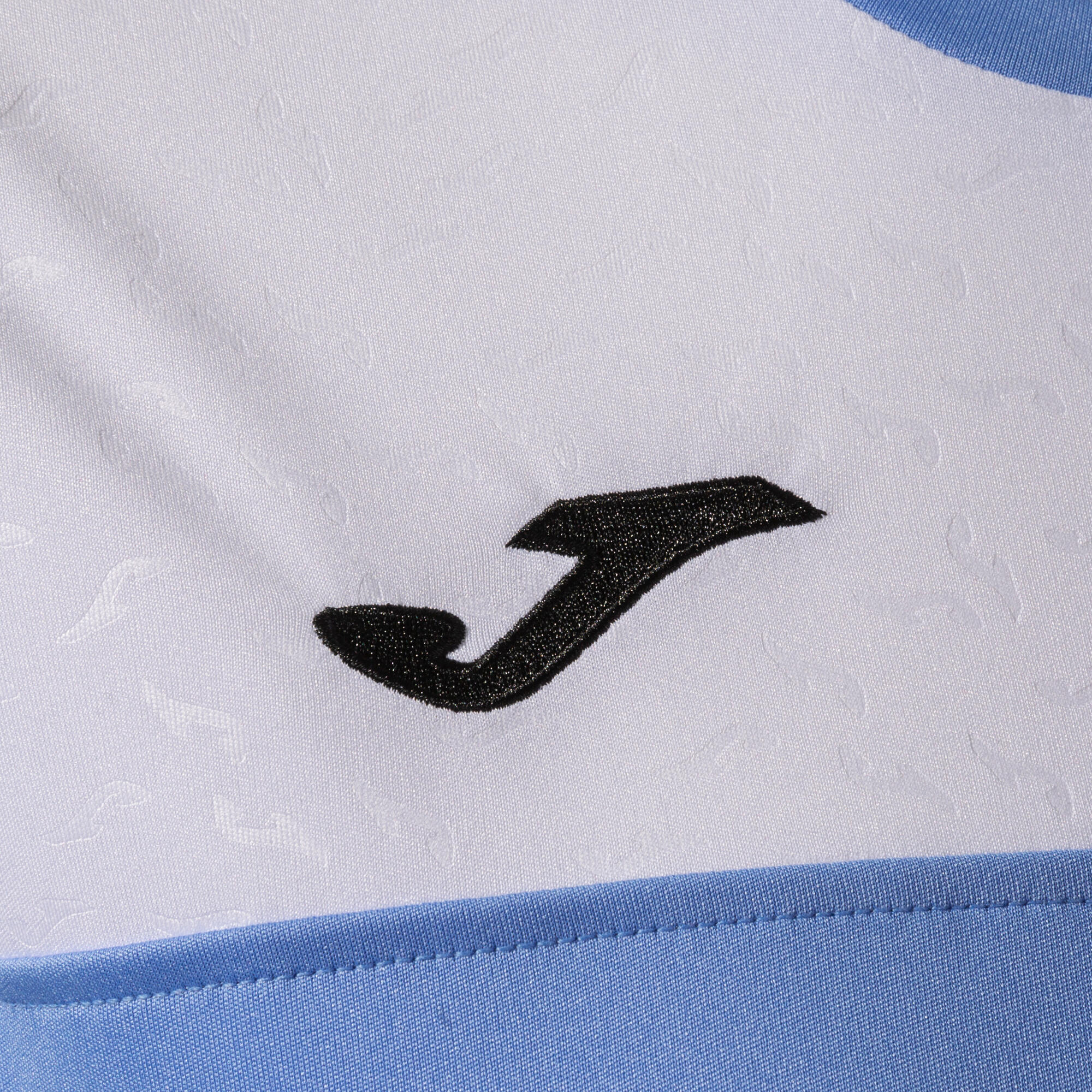T-Shirt Manga Curta Futebol Mulher Joma Crew V Azul 3/5
