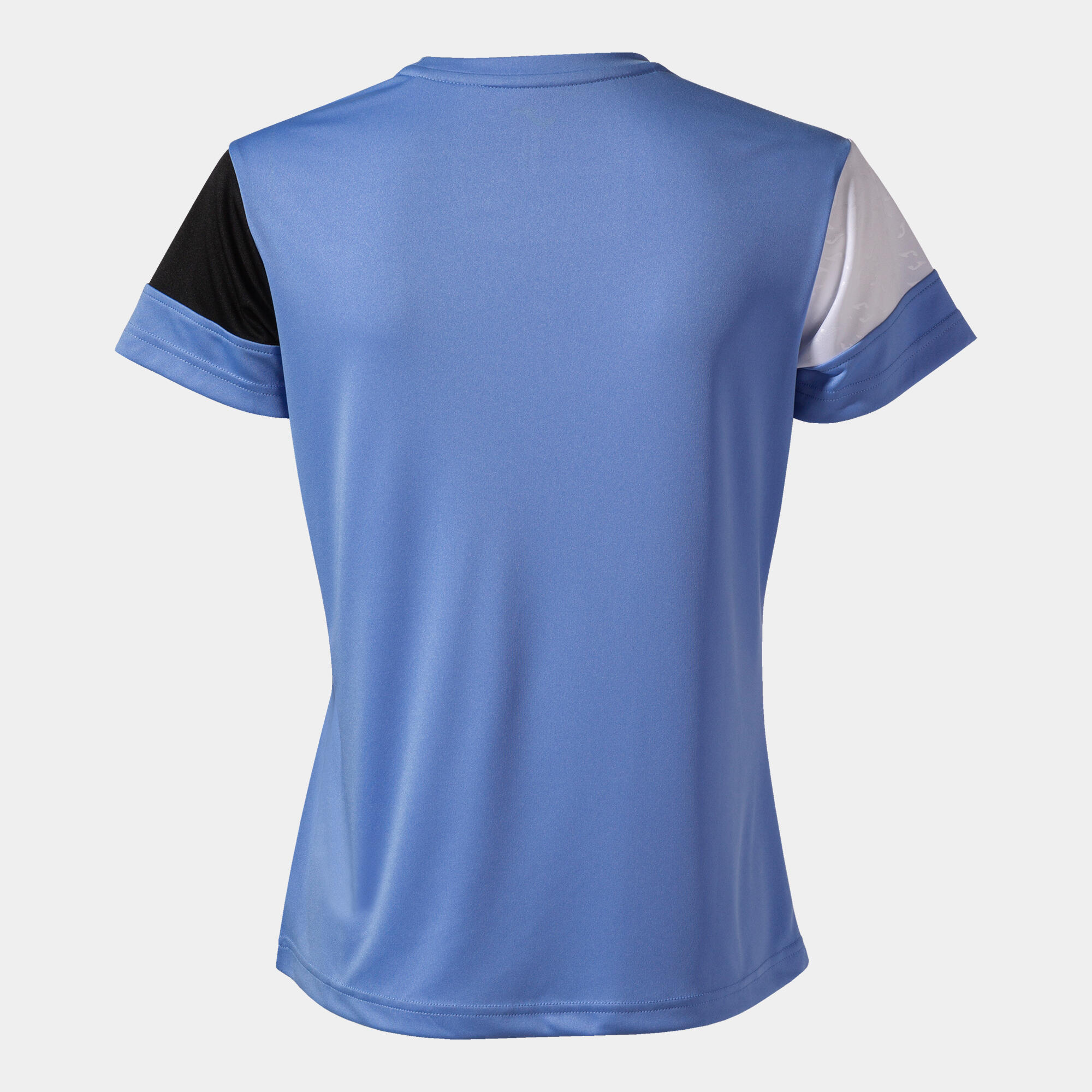T-Shirt Manga Curta Futebol Mulher Joma Crew V Azul 2/5