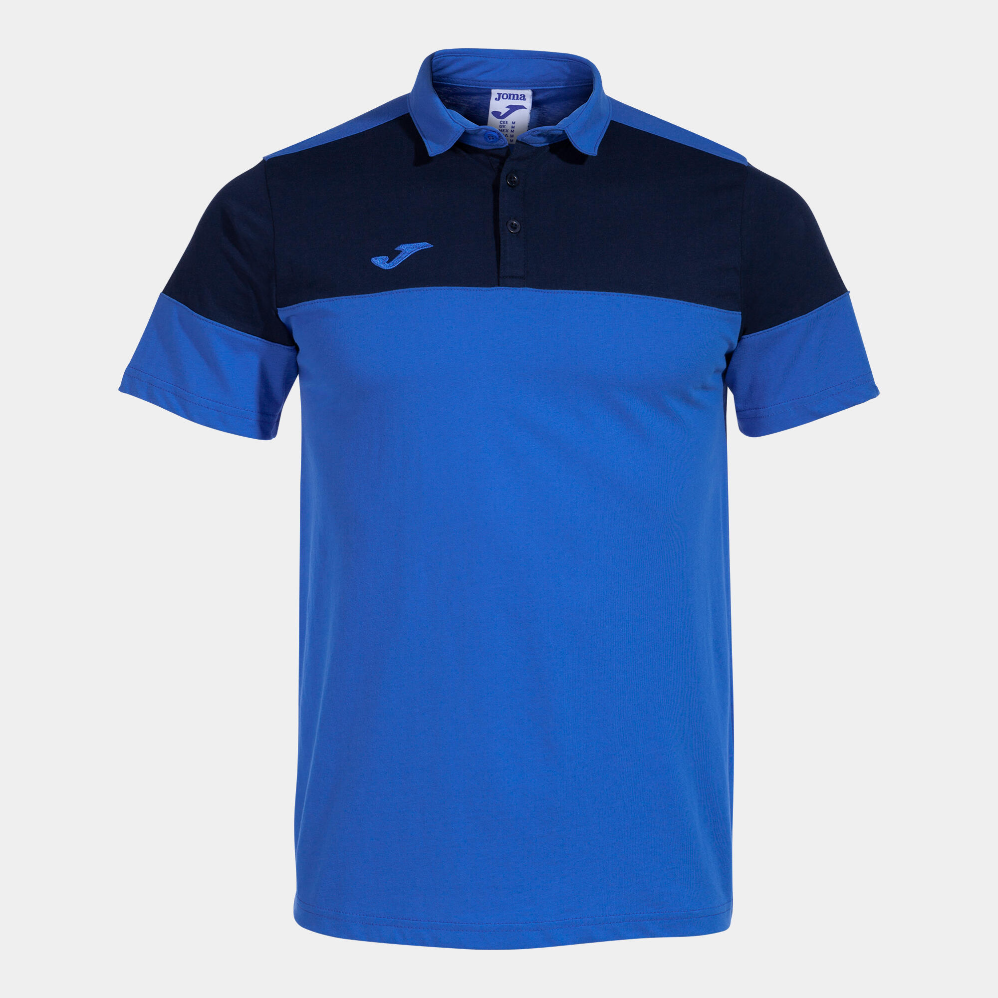 Polo Manches Courtes Futsal Enfants Joma Crew V Bleu Roi 4/7