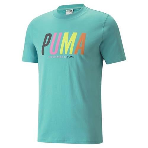 T-shirt universel hommes Puma Swxp Graphic 1/2
