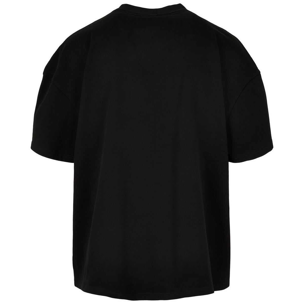Mens Plain Ultra Heavyweight TShirt (Black) 2/4