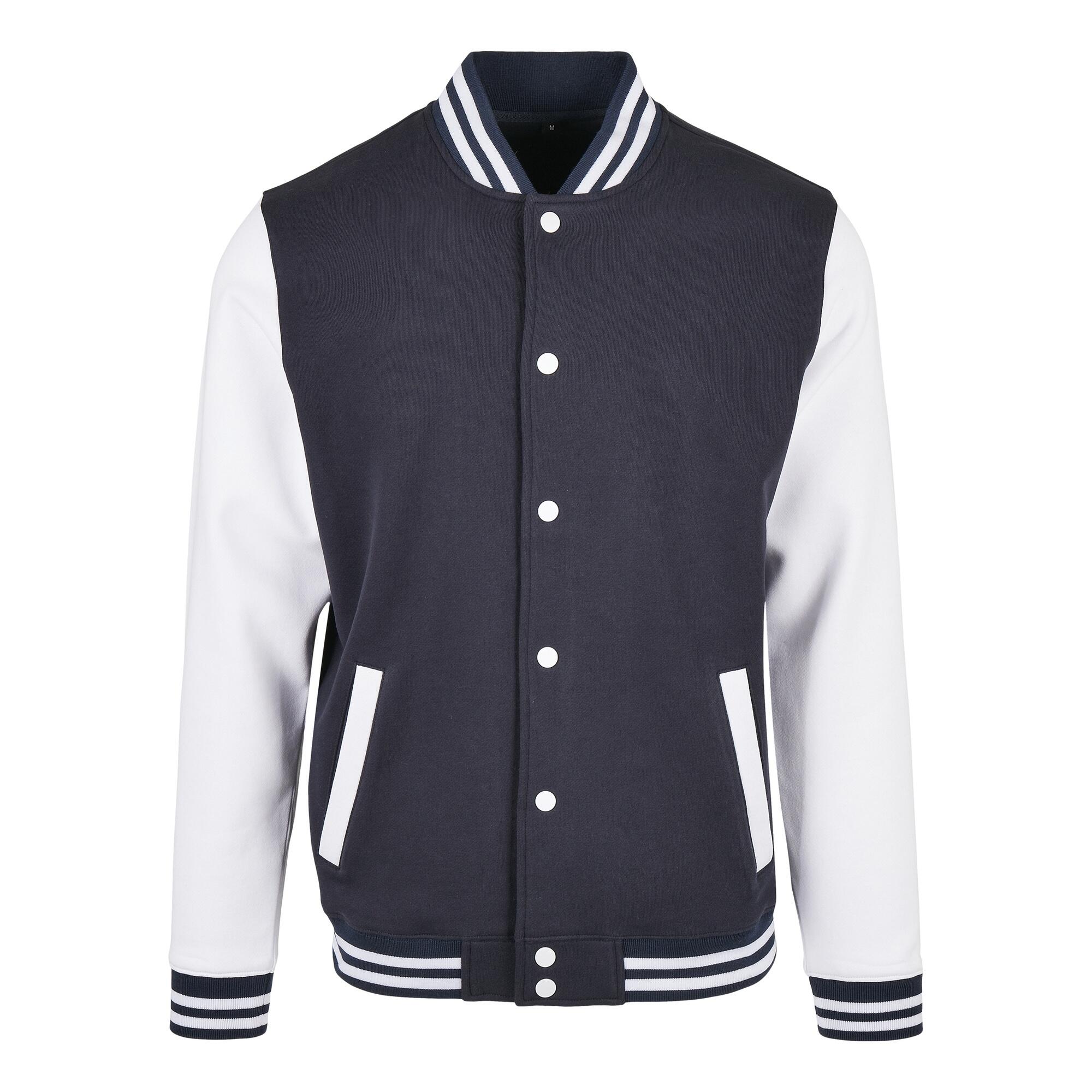 navy blue / white