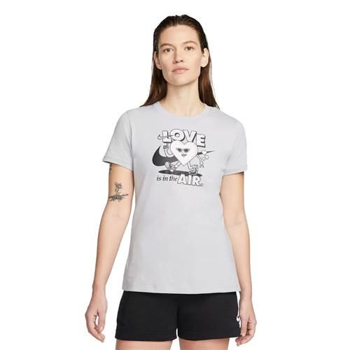 T-shirt universel femmes Nike W Nsw Tee Ss Vday 1/4