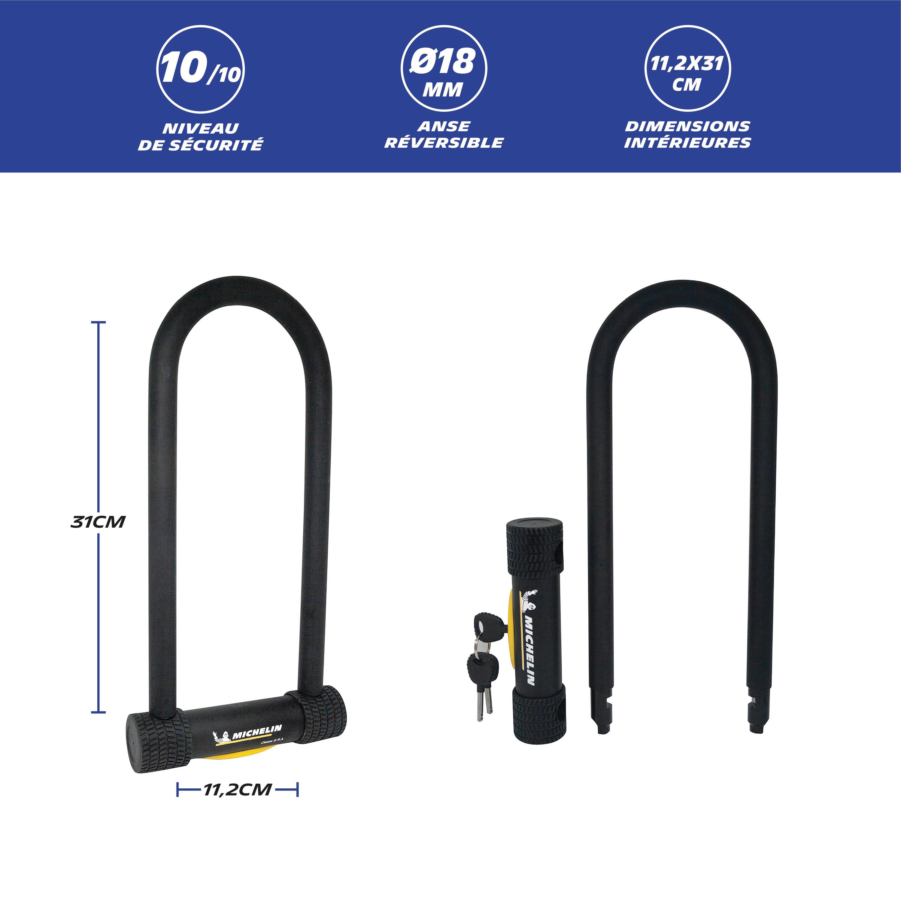 Lucchetto Michelin U U 310 SRA Nero 2/5