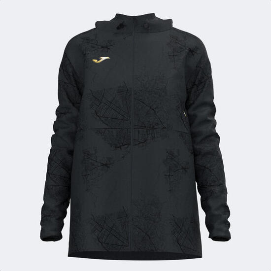 Chubasquero Running Mujer Joma R-Night Negro