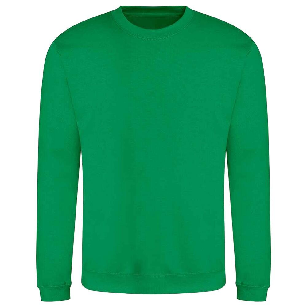 AWDIS Adults Unisex Just Hoods Sweatshirt (Kelly Green)