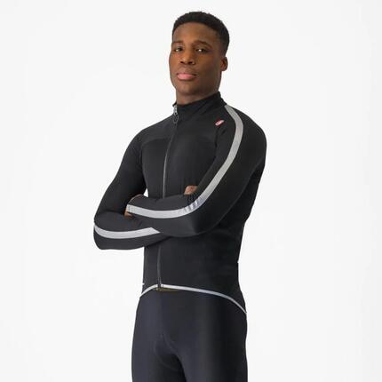 Veste Imperméable Castelli Ultra Rain Cape Noir/Silver