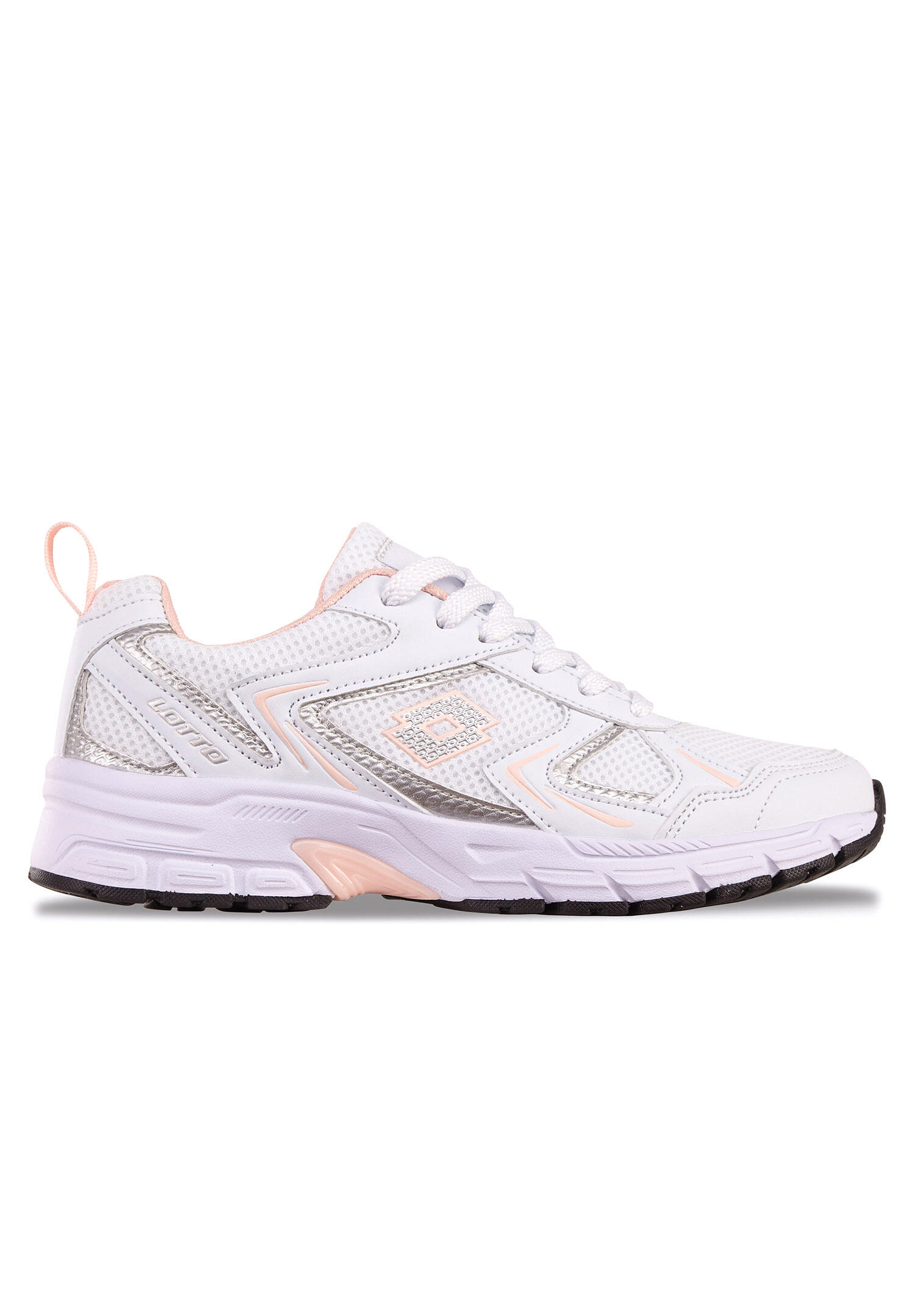 Lotto KITAURA Unisex Sneaker Low Top Schuhe 2400010U White/Rose 6/7