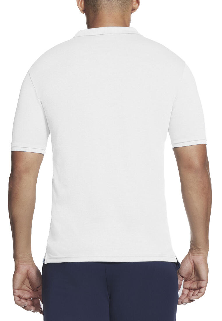Skechers Apparel Off Duty Polo Shirt Herren T-Shirt M3TO45 100 WHT weiss 2/3