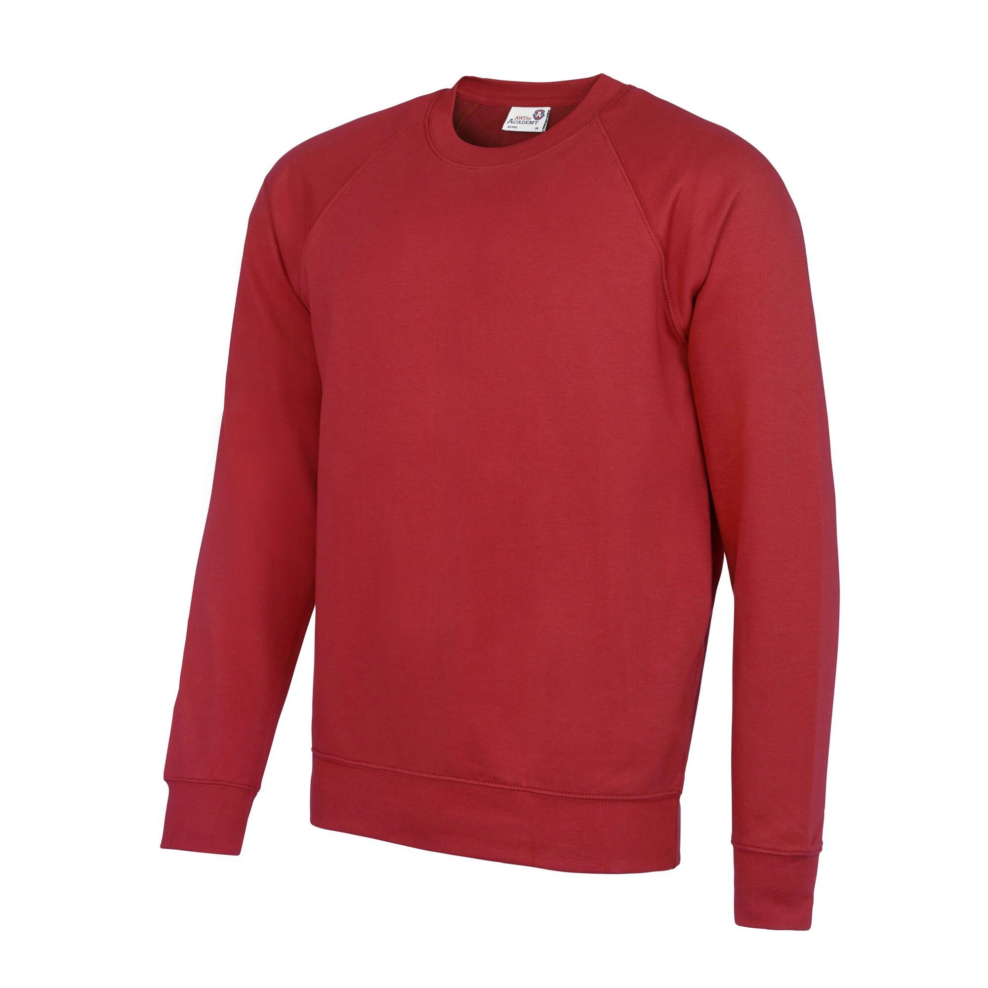 Academy RundhalsSweatshirt Herren Rot 2/2