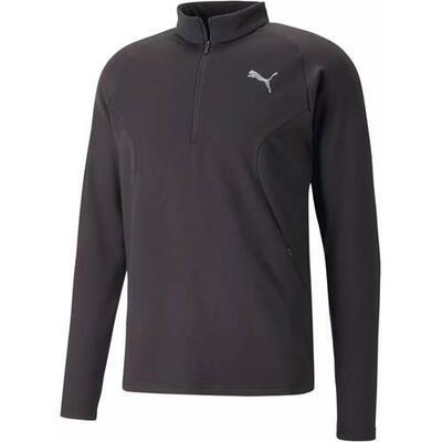 Sweatshirt puma run cloudspun knit 1/2 zip