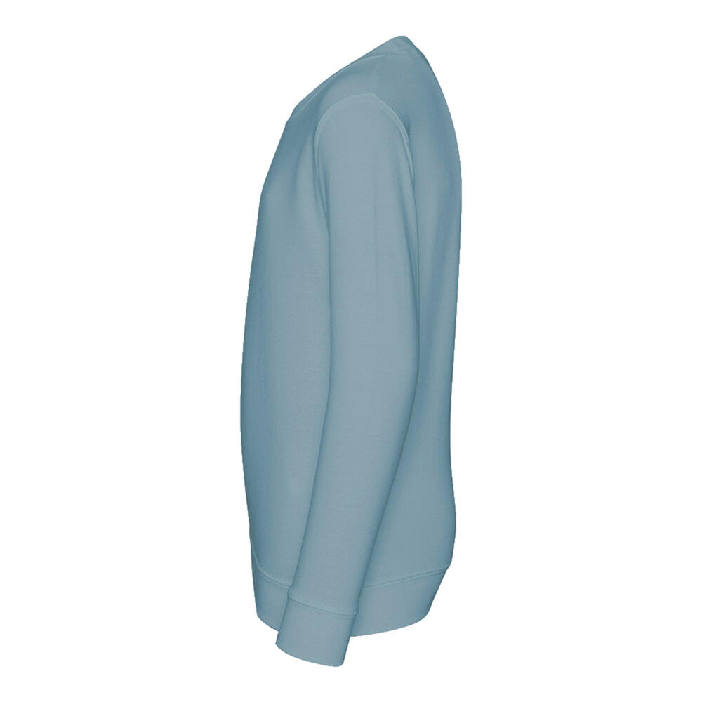 Just Hoods Pullover Sweatshirt, unifarben Kinder Himmelblau 3/3
