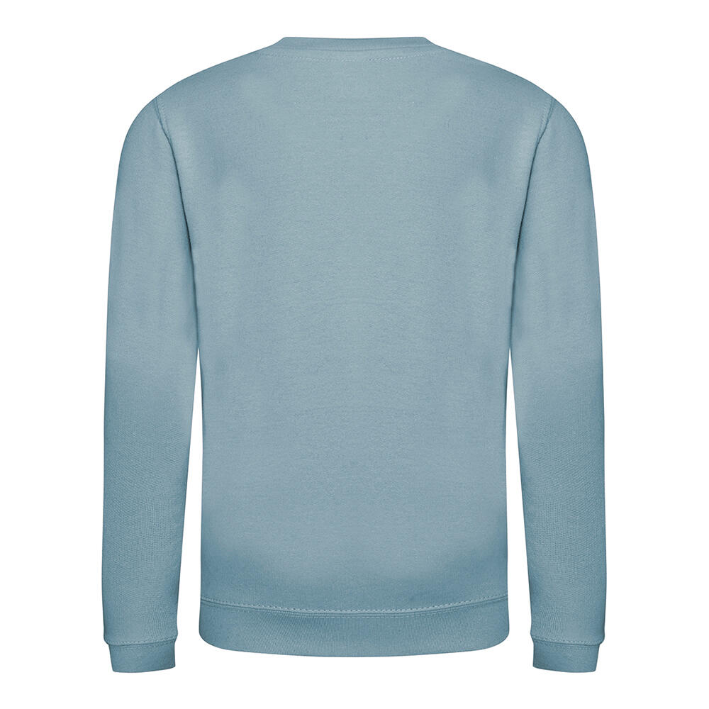 Just Hoods Pullover Sweatshirt, unifarben Kinder Himmelblau 2/3