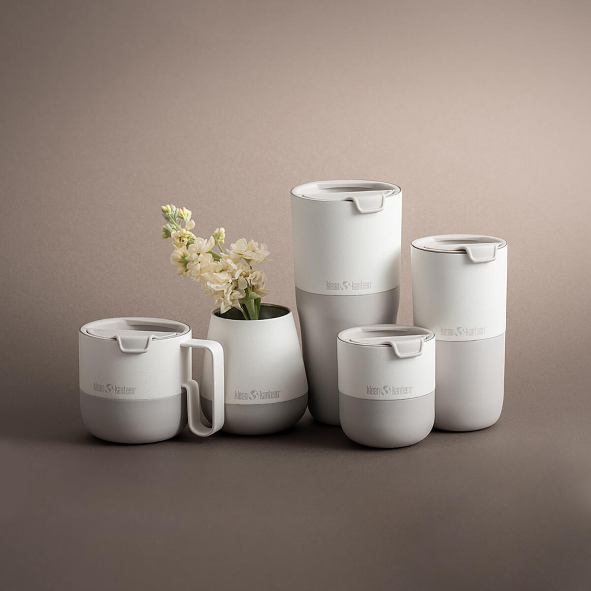 Klean Kanteen Mug Rise 14oz/400ml - Couvercle rabattable - Tofu 4/4